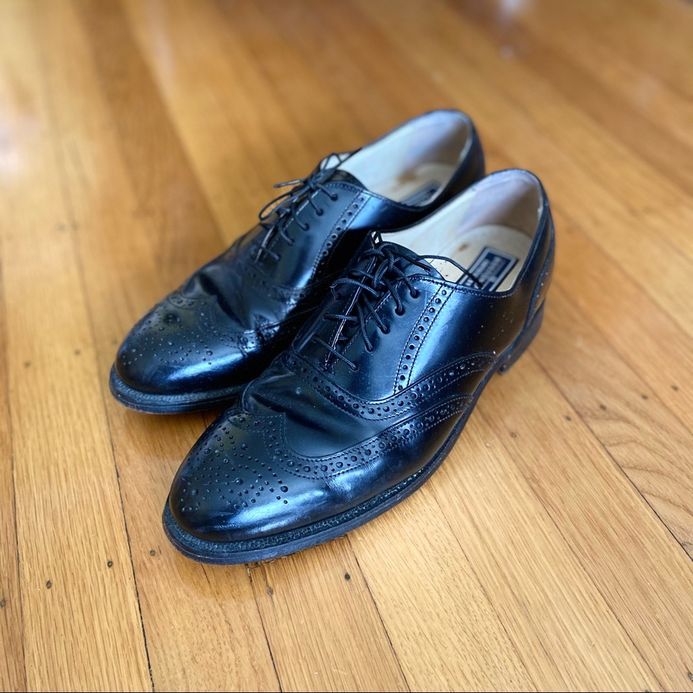 Bostonian Impression Black Leather Dress Shoes